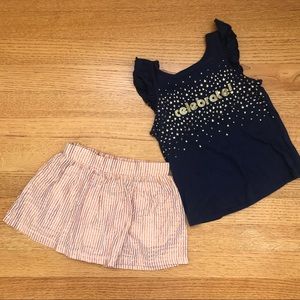 Cat & Jack Celebrate Outfit 3T